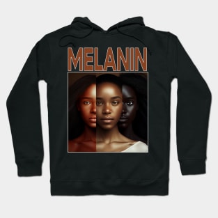 Melanin Shades Black Pride Afrocentric Hoodie